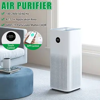 

Xiaomi Mijia Air Purifier Pro H White OLED Touch Display With APP Control 600m3/h Particle CADR Low Noise Intelligent Cleaner