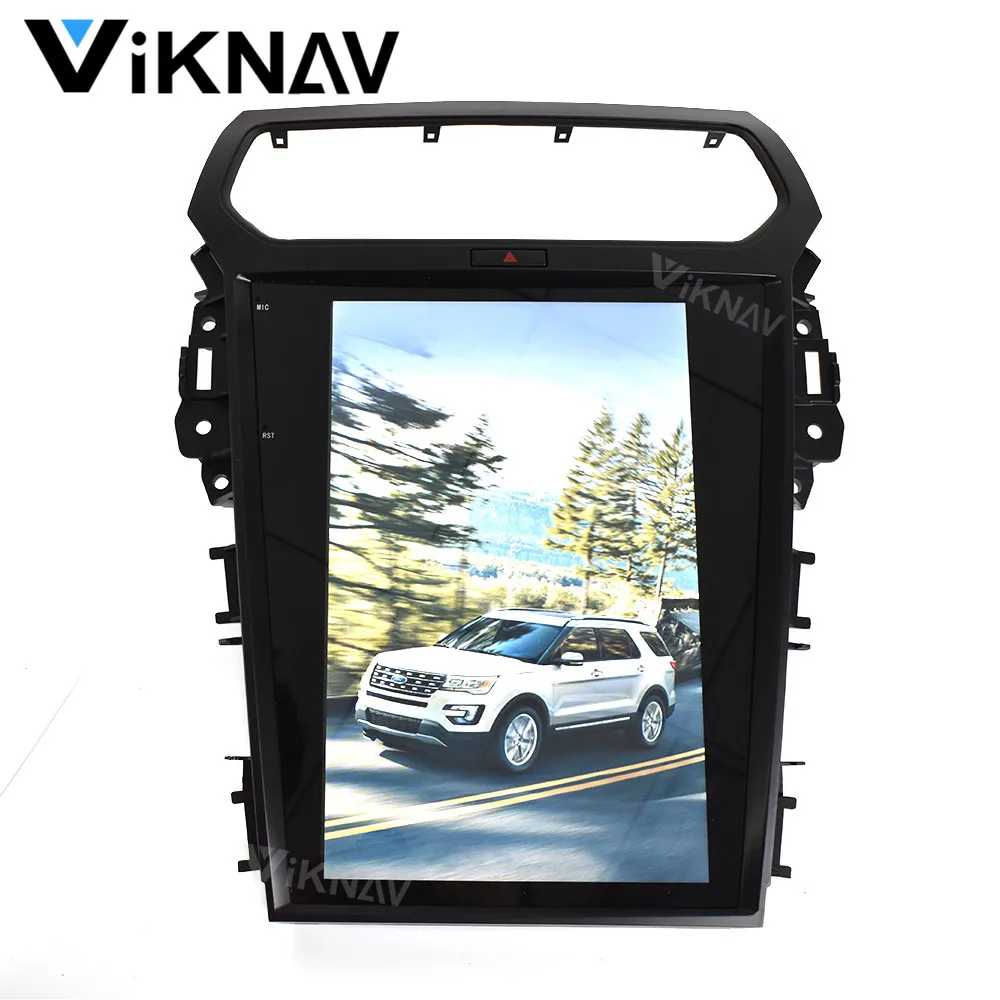 

2 din car radio multimedia player for Ford Explorer 2013-2018 android vertical screen GPS navigation 12.1 inch
