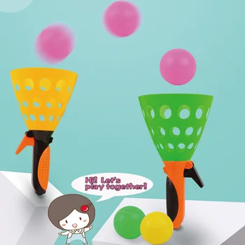 

Double Throw Balls Outdoor Toy Sensory Ball Interactive Rubber Pit Educational Toys For Children Throw Catch Ball games for kids