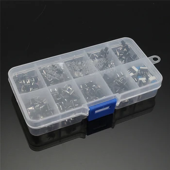 

Hot Selling 180* 10 Values Tactile Push Button Switch Micro Momentary Tact Assorted Kit Part