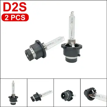 

Hot sales ！New upgrade 2 Pcs Headlight D2S 6000K 85122 66240 66040 HID Headlight Bulbs Set 35W Dropshipping Fast delivery CSV
