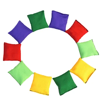 

10pcs/set Circus Beginner Gym Filled Entertainment Juggling Balls Toy Sandbags Throwing Backyard Toss Relaxation Kids Children
