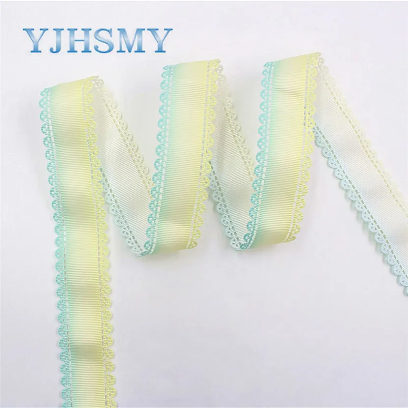 YJHSMY I-19625-1480, 10 ярдов, горячая 30 мм полые твердые двухсторонние ленты, ленты ремесла лук кепки аксессуары и украшения - Цвет: I-19625-1486