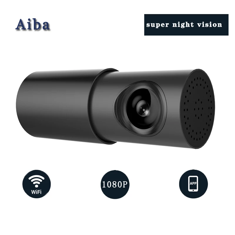 Aaba A10 1080P HD рекордер 24H парковка Автомобильный видеорегистратор Wifi приложение 1080P видеорегистратор HD ночное видение g-сенсор DashcamCar 170 градусов широкий угол - Название цвета: Aiba A10 dash cam