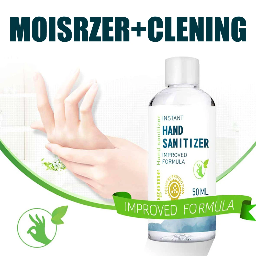 50 мл дорожный портативный дезинфицирующее средство для рук антибактериальный