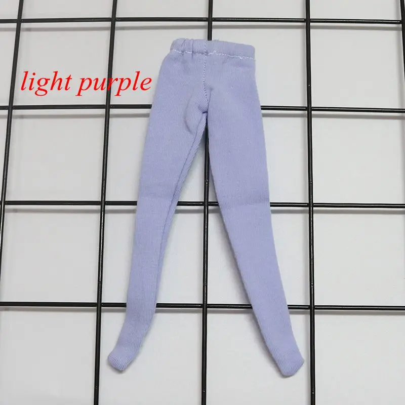 Doll’s Blyth Clothes Socking Candy Color Pantyhose Basic Pure Cotton Pant for Azone,Pullip,Baribes,Blyth 1/6 Doll Accessories - Цвет: light purple