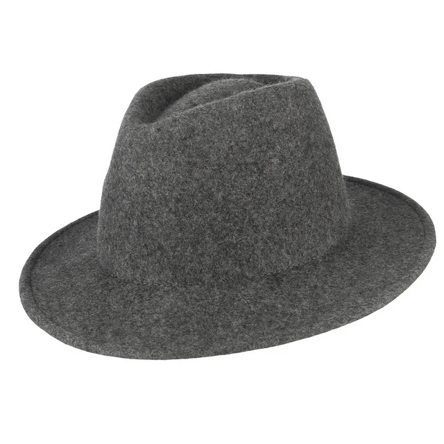 wide brimmed soft felt hat
