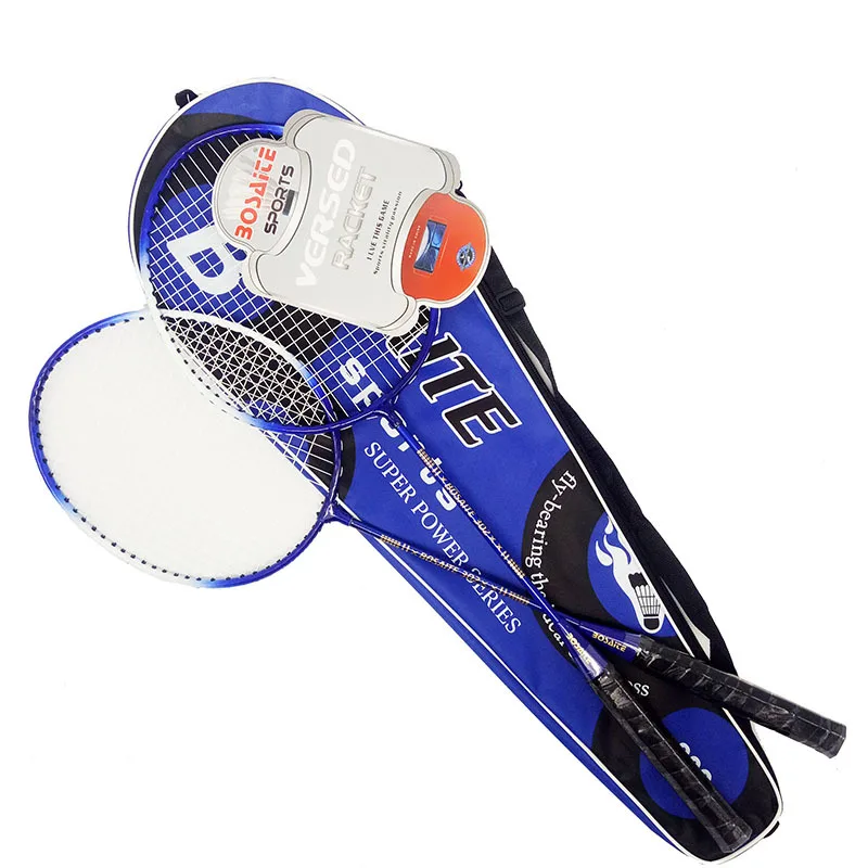 

[Profession Production] New Style Badminton Racket 2 Mounted Sports Supplies Wholesale yu mao pai Large Amount Favorably