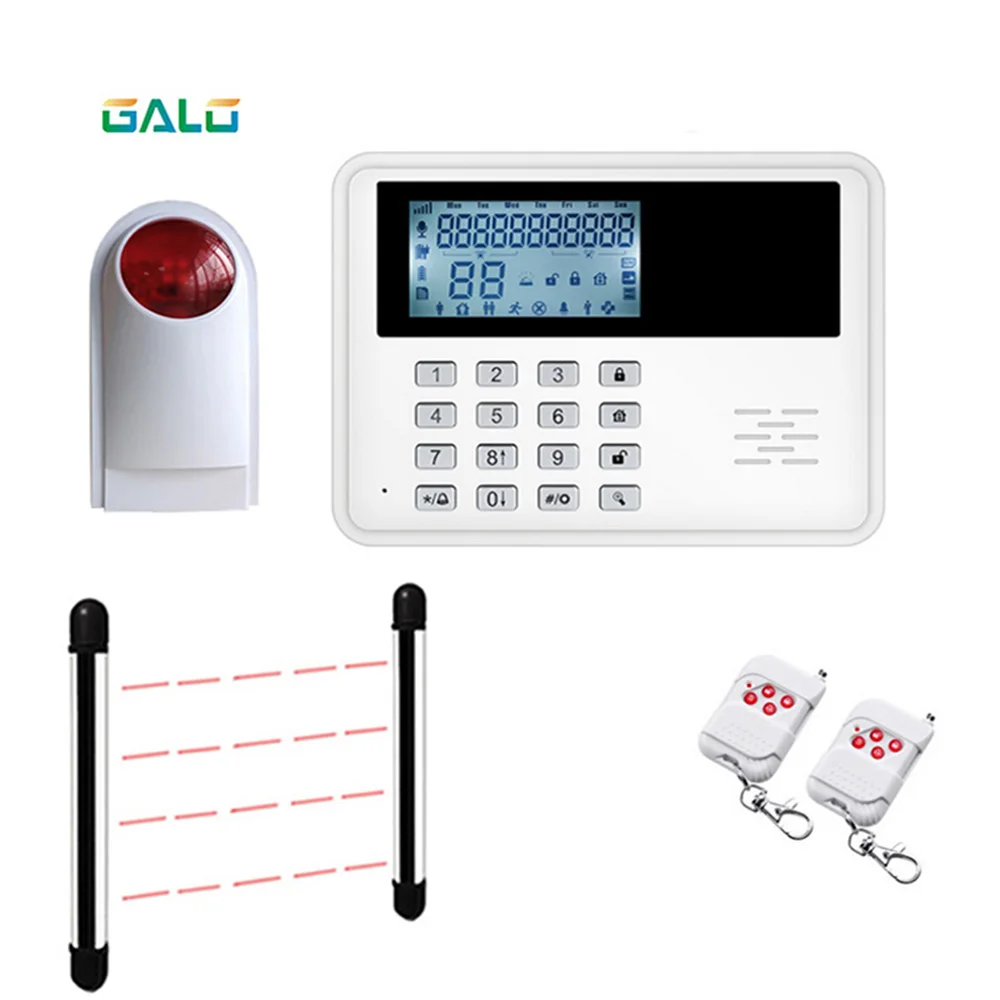 

Photoelectric 4Beams Sensor Active Infrared Intrusion Detector IR Outdoor Perimeter Wall Window Fence Alarm system