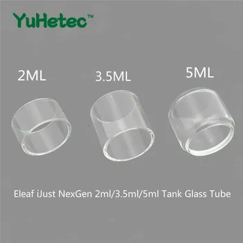 5PCS Original YUHETEC Replacement Glass TUBE for Eleaf iJust NexGen 2ml/3.5ml/5ml Tank original eleaf istick 40w vape kit 2600mah ijust 2 mini tank atomizer 2ml
