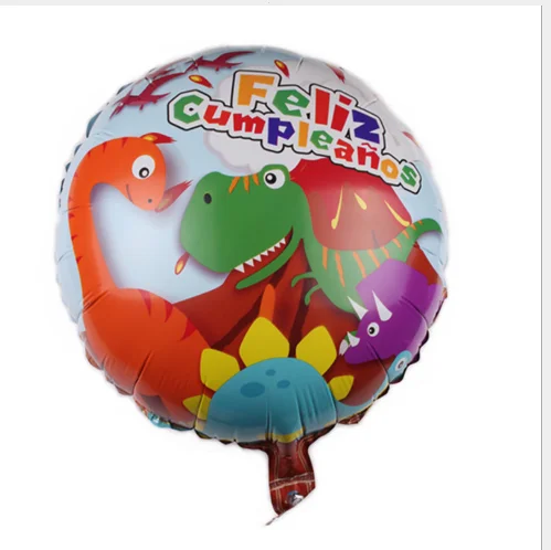 1 шт. 4D DIY Собранные воздушные шары из фольги динозавра Тираннозавр Рекс и Стегозавр трицератопы Юрского периода вечерние украшения детские игрушки - Цвет: 2