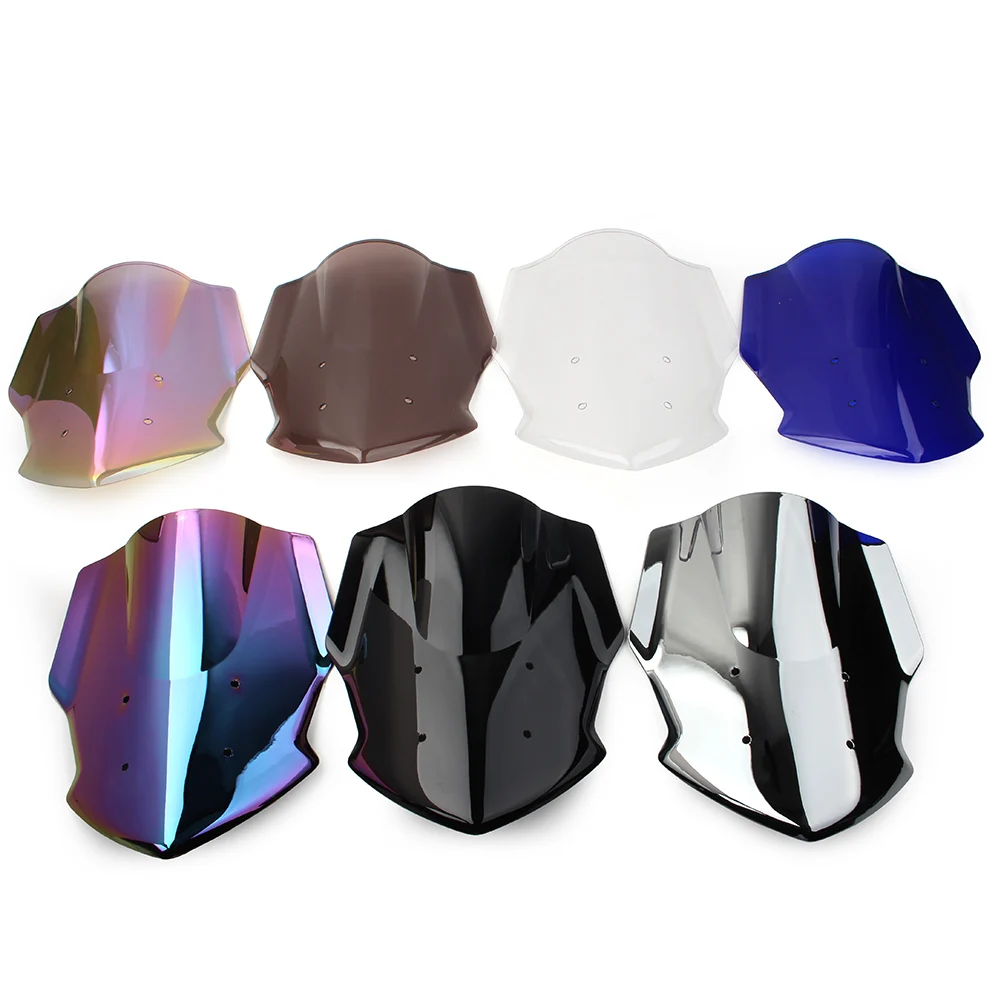Motorcycle Windshield Windscreen with Mounting Kits For Yamaha MT07 ABS Plastic
