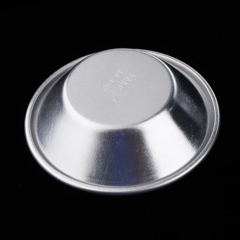 10pcs Aluminum Pots Cup Model Colored Palette Mixing Color Toning Tray Contain Oil Paints Bowl Model Painting Supplies 
