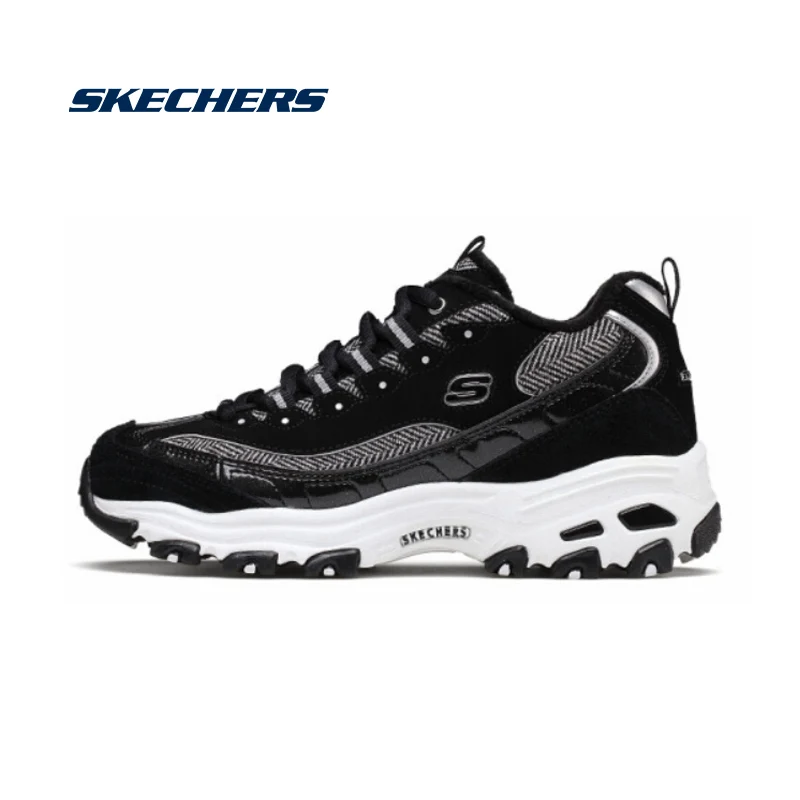 Skechers/обувь; женская повседневная обувь; D'ltes; удобная прогулочная обувь на массивном каблуке; женская брендовая обувь высокого качества; 88888233-BKGD