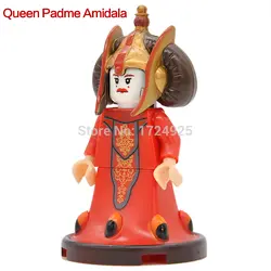 Queen Padme Amidala Одиночная продажа фигурка блок строительные блоки наборы моделей Кирпичи игрушки для детей Подарки