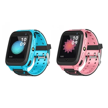 

2Pcs DS38 Real Time GPRS Positioning Smart Children'S Watches One-Key SOS Smart Camera Phone Call Kids Smart Camera Watch with A