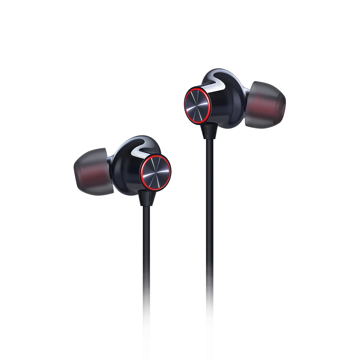 Black OnePlus Bullets беспроводные 2 Bluetooth наушники вкладыши AptX Гибридный Магнитный контроль Быстрая зарядка для Oneplus 7 Pro Google Assistant - Цвет: Black