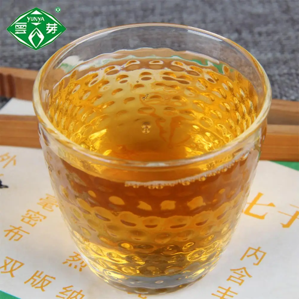 Puwen 2006 сырой Pu'er торт Yunnan Qizi Bing Cha весенний наконечник в возрасте Pu'er Sheng Pu-erh 400 г
