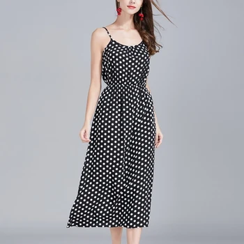 

Women Summer Dress Plus Size Sundress Clothing Female Lady Large Big Vestidos Print Spliced Casual Oversized Loose Black