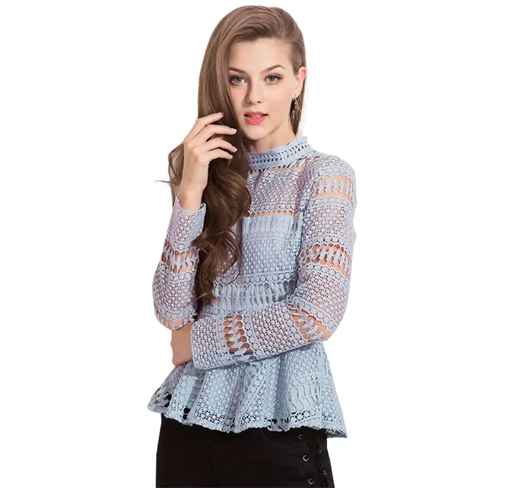 

New Summer Women's Short topsOriginally designed new lady Chiffon Lace Jacket for autumn and winter in 2019lace tops of women!