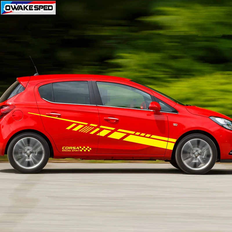 KZQ - 4 Adesivi Universali Da Corsa Per Cofano, Tetto, Paraurti - Foto 10