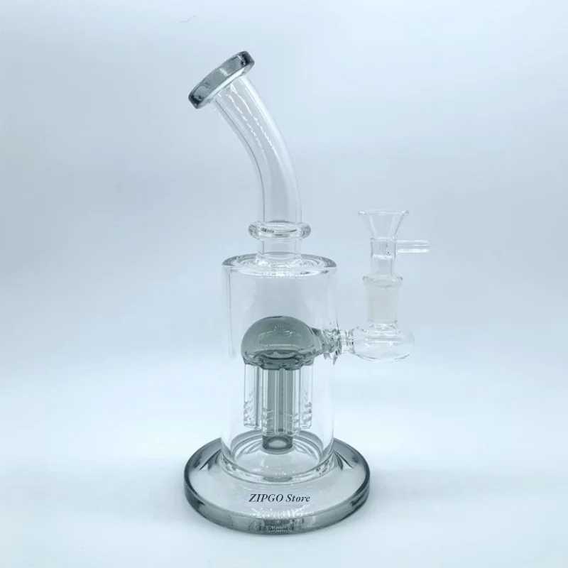 10 Inch Upscale Vase Glass Beaker Flask Smoking Pipe Glass Bong Smoke Tubes Mouthpieces Filter