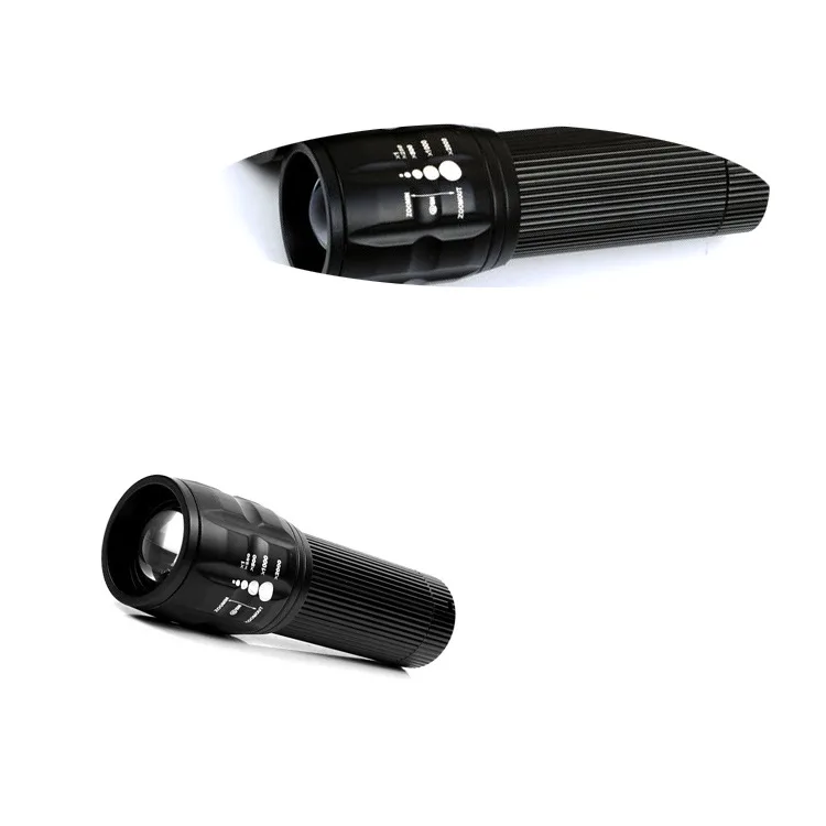 Telescopic Focusing Power Torch 3 Stalls Brightness Mini Waterproof Aluminium Alloy Long Shots Flashlight High Boutique