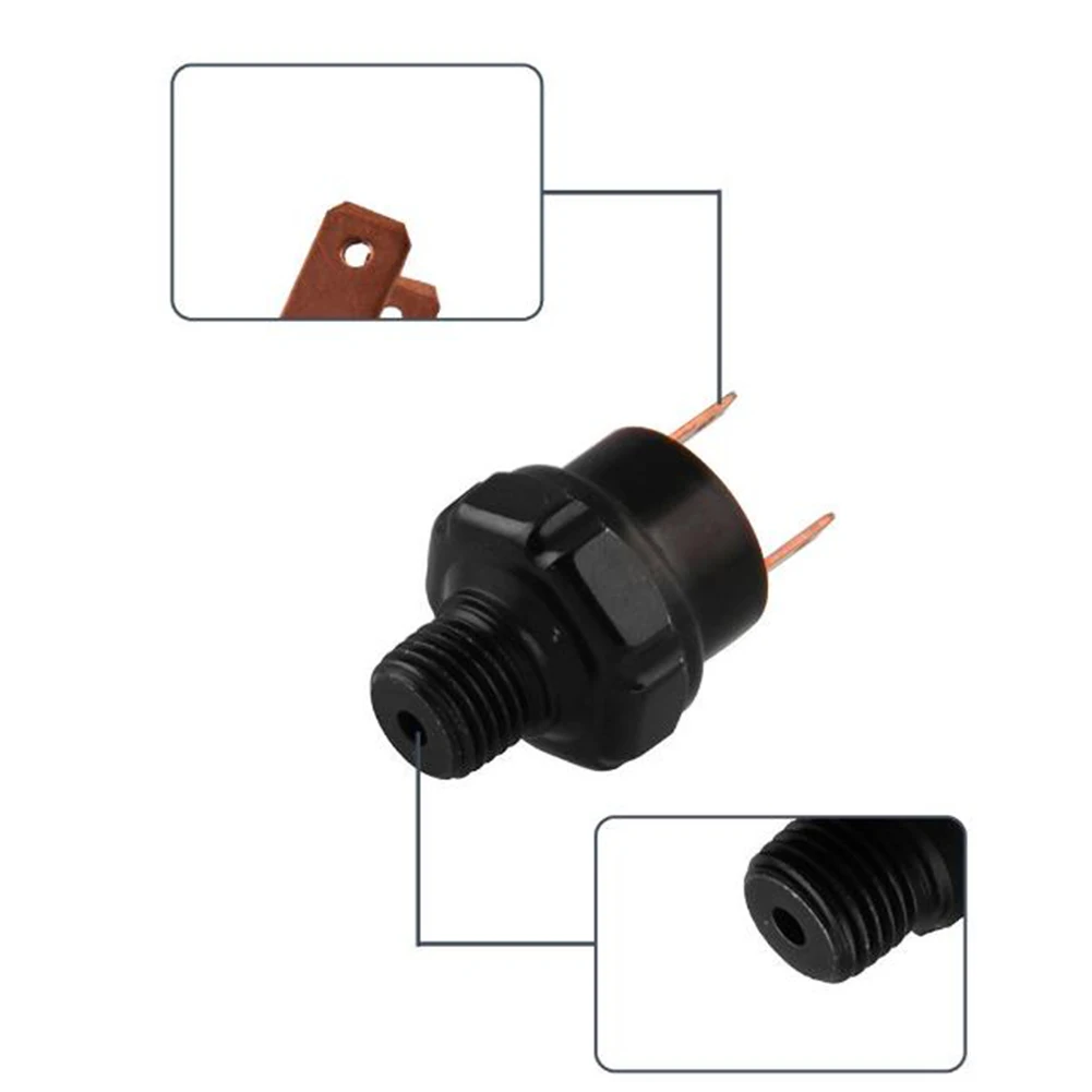 Поезд Рог 12 V/24 V металлические аксессуары Запчасти компрессор бак 1/4 дюйма NPT Универсальный Управление 170-200PSI труба воздушного Давление переключатель