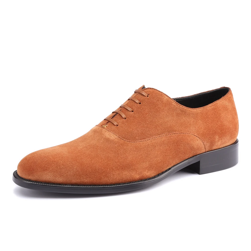 Туфли мужские Кожаные Замшевые модные оксфорды из натуральной кожи классические