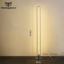 Современная кольцевая Напольная Лампа в скандинавском стиле, декоративный напольный светильник, Напольная Лампа для гостиной, современный напольный светильник, офисный высокий светильник