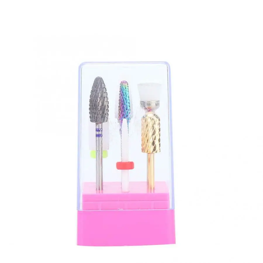 7pcs Professional Nail Art Grinding Head Dead Skin Removal Nail Sanding Polishing Head Nail Polisher Nail Grinding Head - Цвет: TZ-7