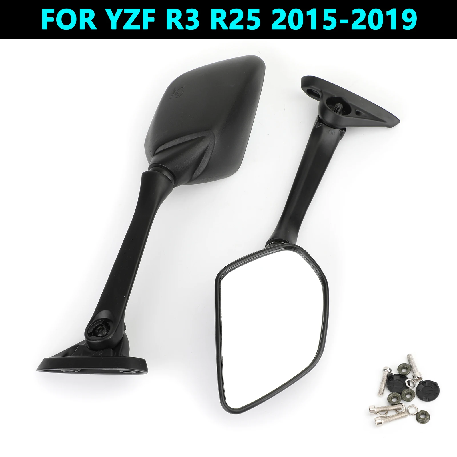Пара боковых зеркал Artudatech для мотоцикла Yamaha YZF R3 R25 2015 2016 2017 2018 2019 аксессуары |