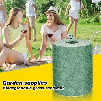 

Plants Growing Tools Accessaries Biodegradable Grass Seed Mat Plants Seeds Starter Pad Gardening Seedling Carpet