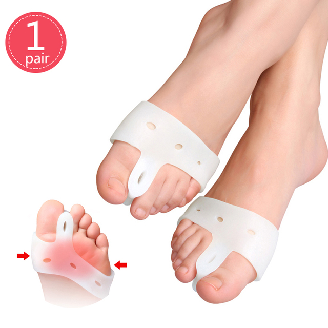 Hallux Valgus Corrector Orthotics Orthopedic Adjuster Toe Separators Finger Toe Straightener Correction Pad Foot Care