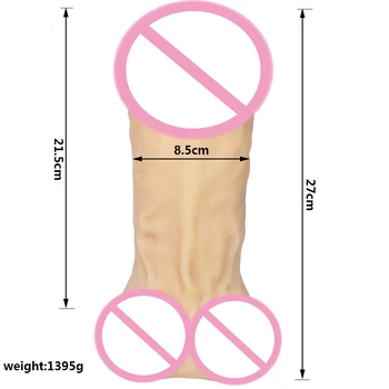 Giant Silicone Huge Dildo Realistic Dildos With Suction Cup Big Penis Dick for Women Masturbator Erotic G Point Adult Sex Toys 3
