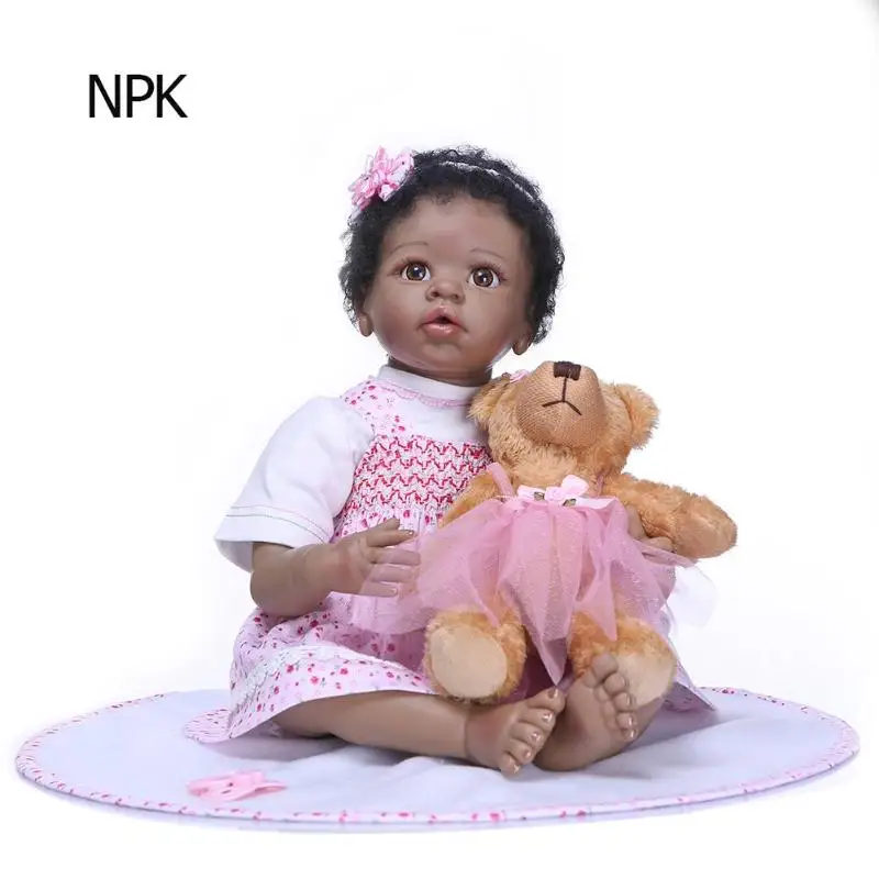 

2019 New NPK Newborn Reborn Baby Dolls Silicone Cute Soft Simulation Doll Toy for Kids Gift Decors for Children Gift