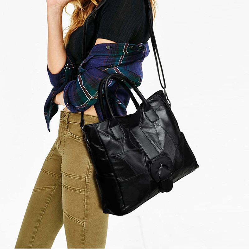 Yogodlns, женские кожаные сумки, Дамская большая сумка-тоут, овчина, сумка на плечо, женские большие сумки, сумка для основной женщины, дамские ручные сумки