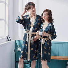 Smmoloa/Женская сексуальная пижама+ банный халат, комплект из двух предметов, кружевное платье с вышивкой, Шелковый бюстгальтер для сна, мягкий пижамный комплект