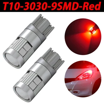 

2pcs T10 LED Car width lamp white 5W led Car Light Bulbs With Projector Lens 9smd 3030