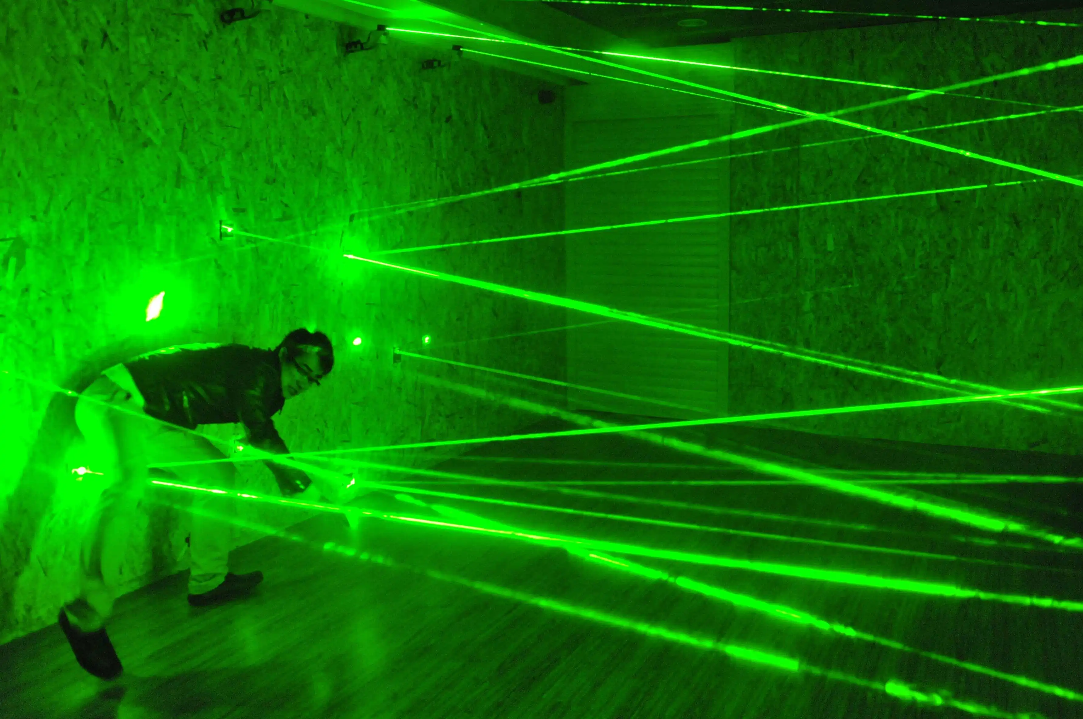 Real Life Room Escape Laser Array Props Laser Maze For Takagism Game