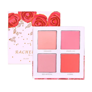 

4 color Blush Palette Rouge face blusher makeup Blush Powder Pallete facial maquiagem