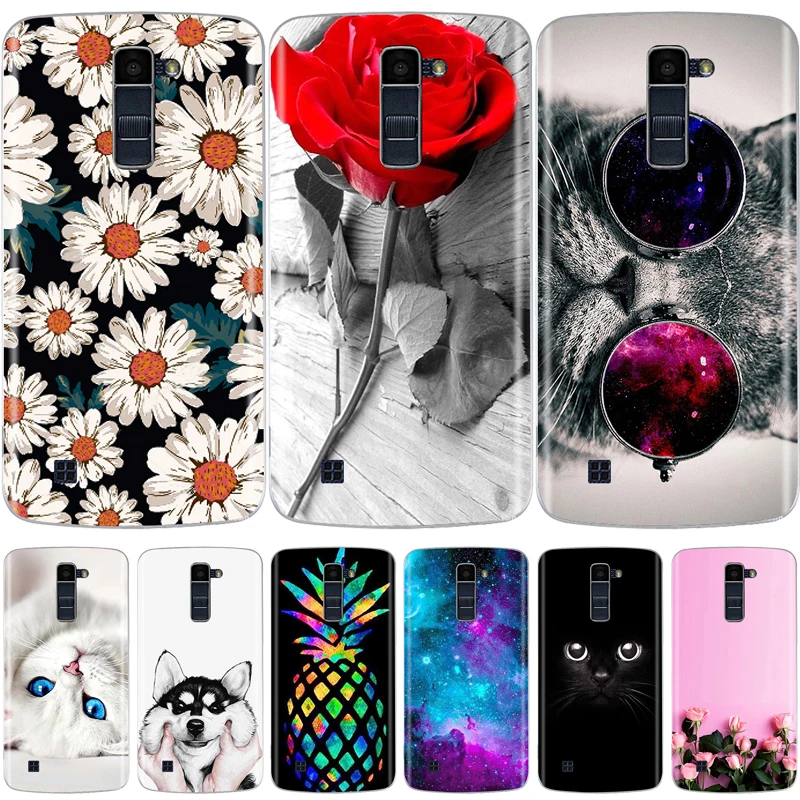Мягкий силиконовый чехол для LG K7 X210 X210DS Версия ЕС мягкий TPU милый мультяшный K 7