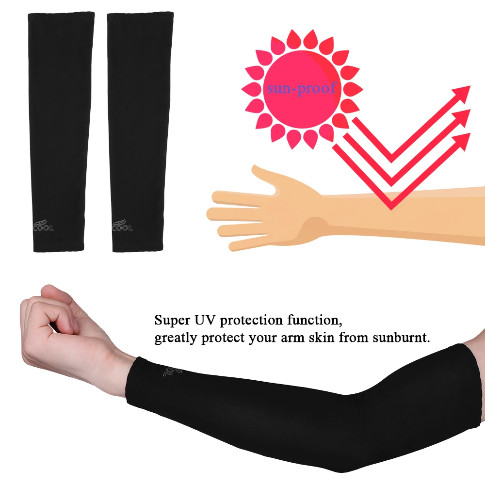 2Pcs Arm Sleeves Warmers Sports Sleeve Sun UV Protection Hand Cover Cooling Warmer Running Fishing Cycling Ski mangas para brazo 2