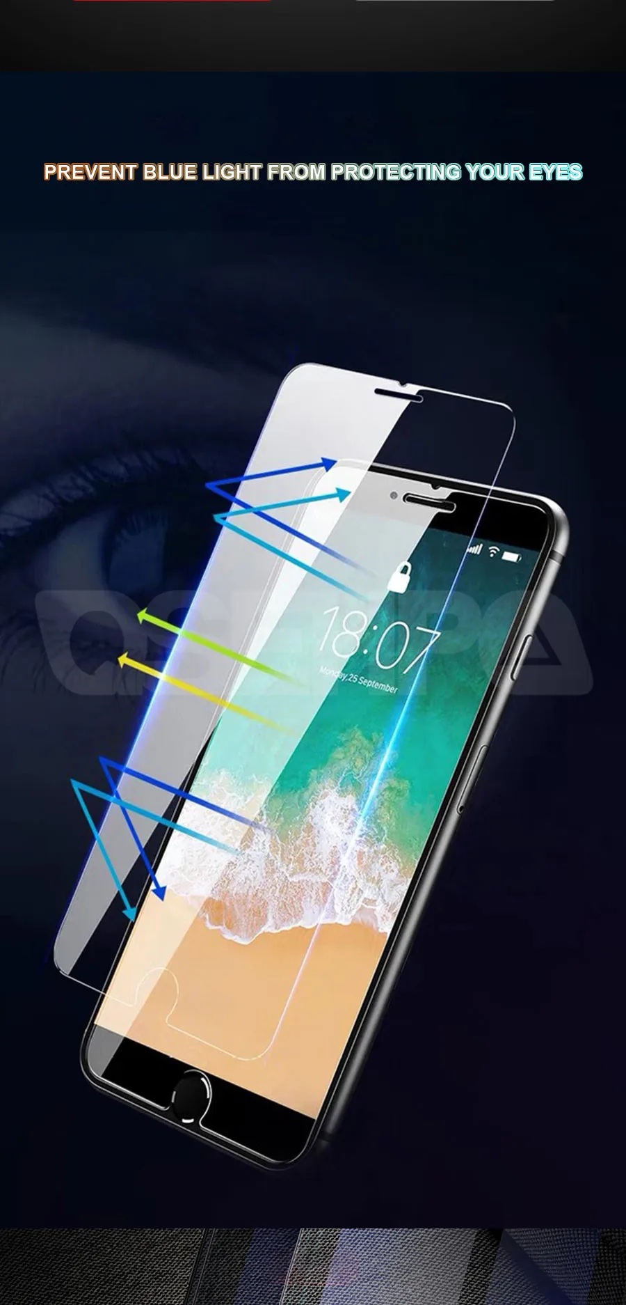 9H HD закаленное стекло для iPhone X XS Max XR 6 6s 7 8 Plus 5s 10 Защитное стекло для экрана на iPhone 7 8 6 Plus X 5 стекло