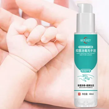 

Disposable Hand Sanitizer Long-Lasting Sterilization Speed Dry Hand Lotion 60ML crowd an appropriate amount of hand sanitizer #6