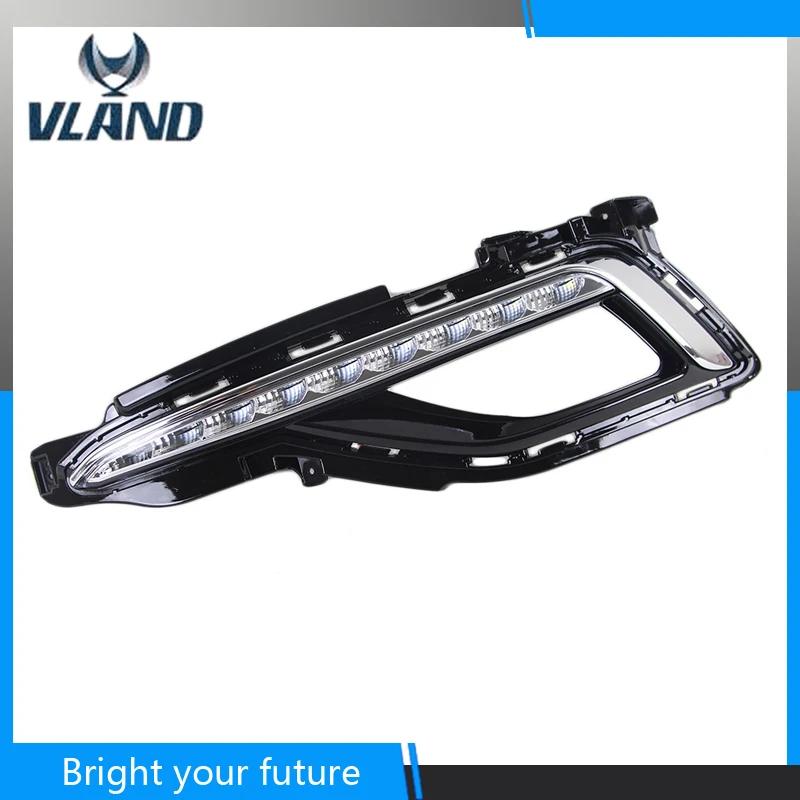 2 шт. ABS дневные ходовые огни для Hyundai SONATA 2011 2014 2015 2017 белый + желтый указатель
