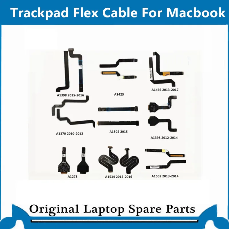 5 шт./лот A1398 A1502 A1534 трекпад с гибким кабелем для Macbook Pro retina Air 13 ཋ &quotA1466 A1370 A1425 A1278