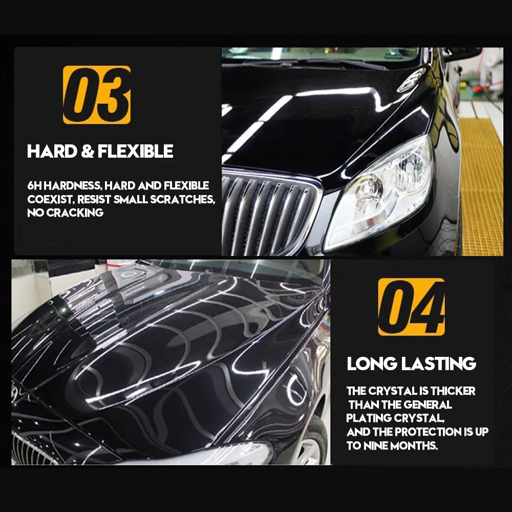 Автомобильное нано самоочищающееся прочное покрытие высокой Luminance твердостью Авто покрытие полировка ремонт покрытие агент для всех автомобилей