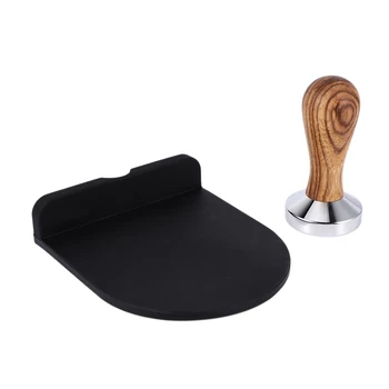 

51mm Coffee Tamper-Proof Pad Silicone Tampered Corner Pad Coffee Machine Powder Press Hammer