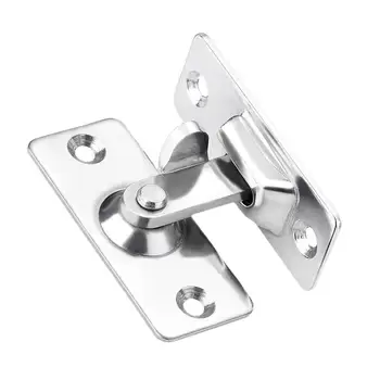 

90 Degree Solid Door Latch Bolt 304 Stainless Steel Lock Sliding Door Right Angle Buckle 304 Stainless Steel 90 Degree Latch